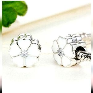 COPY - PAIR of Pandora  Primrose Clip Charms Authentic
